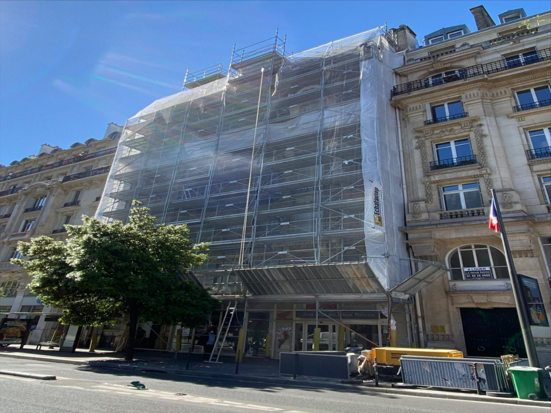Location d’échafaudage pour chantier